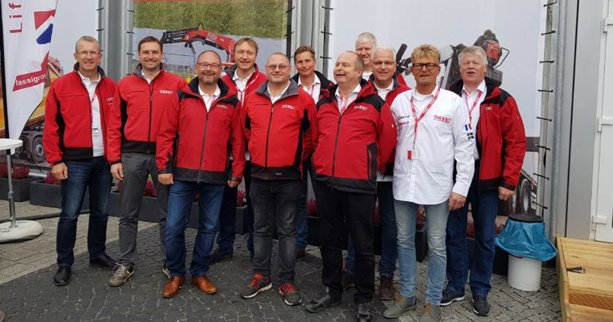 Grande successo per il gruppo Fassi alla fiera IAA 2018 Grande successo per il gruppo Fassi alla fiera IAA 2018