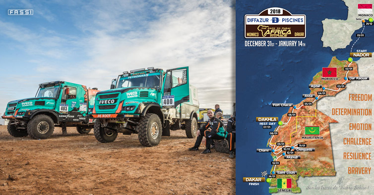 Fassi sponsors IVECO - Africa Eco Race 2018 Fassi sponsors IVECO - Africa Eco Race 2018