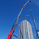 Fassi en la CONEXPO-CON/AGG de Las Vegas con el distribuidor USA Fascan International