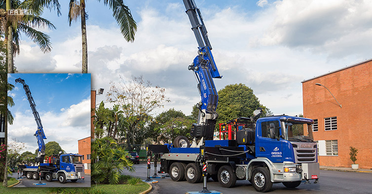 Fassi F1950RAL.2.28 + jib L816L - Scania G440 8x4 Fassi F1950RAL.2.28 + jib L816L - Scania G440 8x4