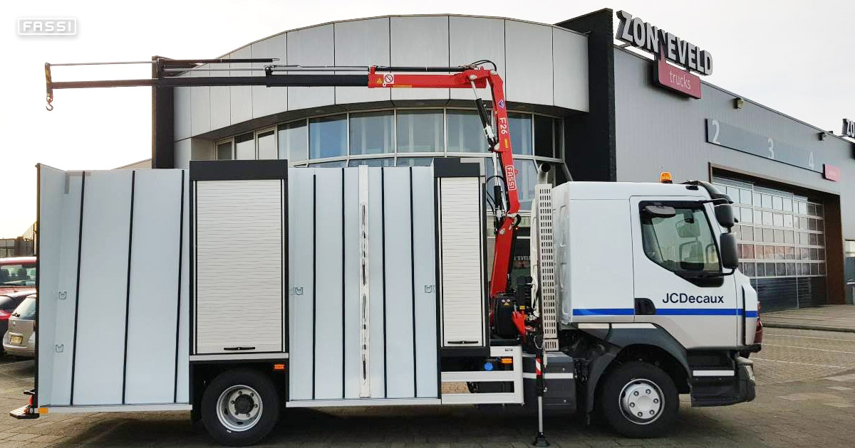 Fassi F26A.0.23 per pubblicità esterna Fassi F26A.0.23 per pubblicità esterna