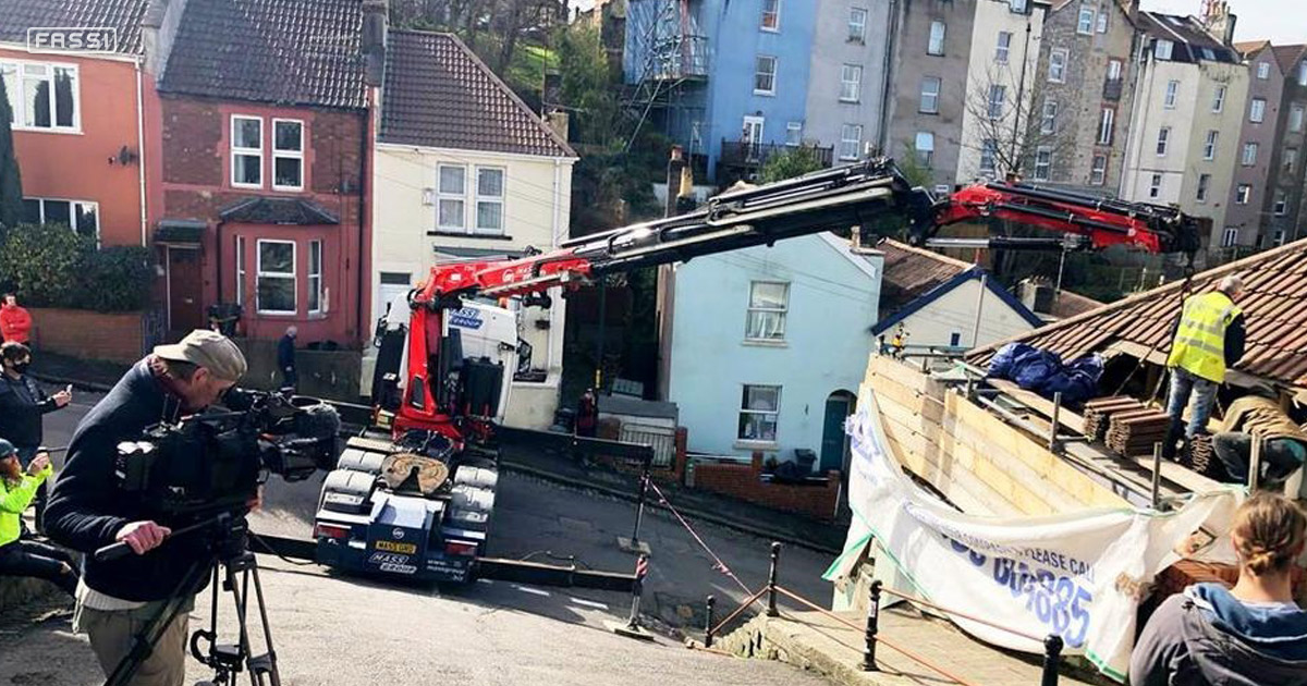 Fassi F545RA a Bristol Fassi F545RA a Bristol