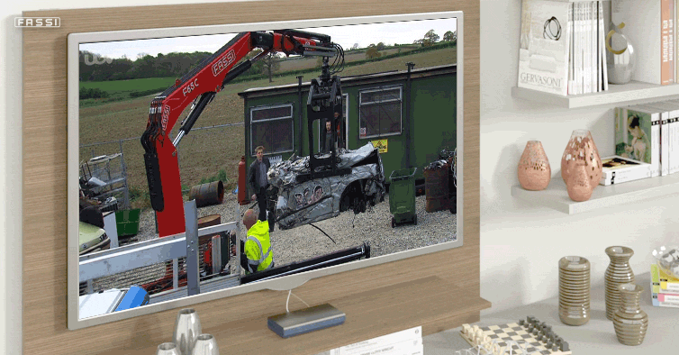 Fassi F65B - Soap opera Emmerdale Fassi F65B - Soap opera Emmerdale