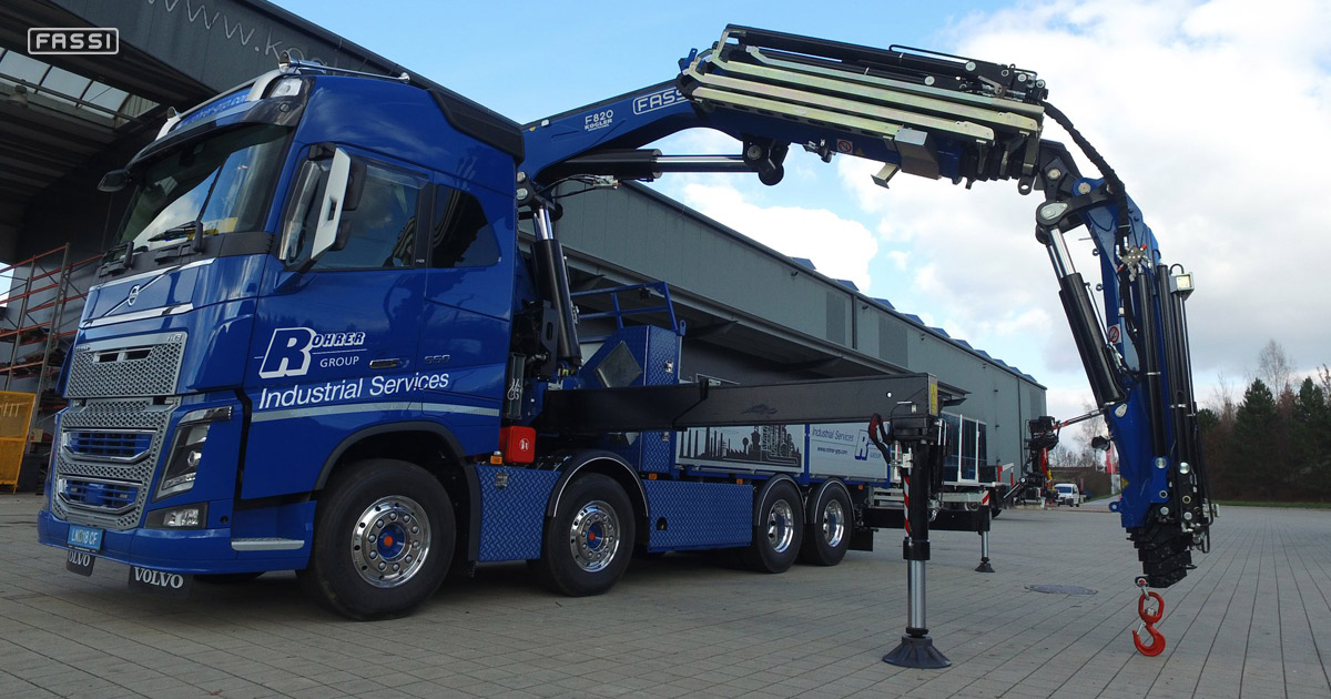 Una Fassi F820RA per infrastrutture industriali Una Fassi F820RA per infrastrutture industriali