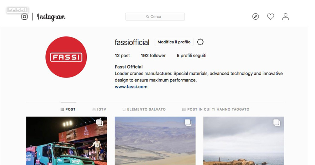 Fassi apre "Fassiofficial" su Instagram Fassi apre "Fassiofficial" su Instagram