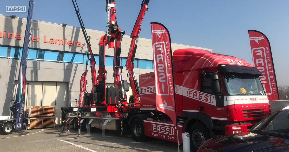 Fassi partecipa ad evento Alpemac Fassi partecipa ad evento Alpemac