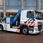 Quattro gru Fassi per la polizia olandese