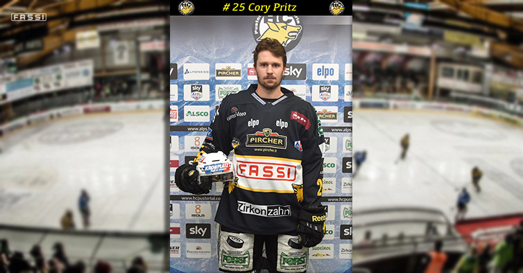 Cory Pritz (Pustertal – Val Pusteria Hockey Club) Cory Pritz (Pustertal – Val Pusteria Hockey Club)