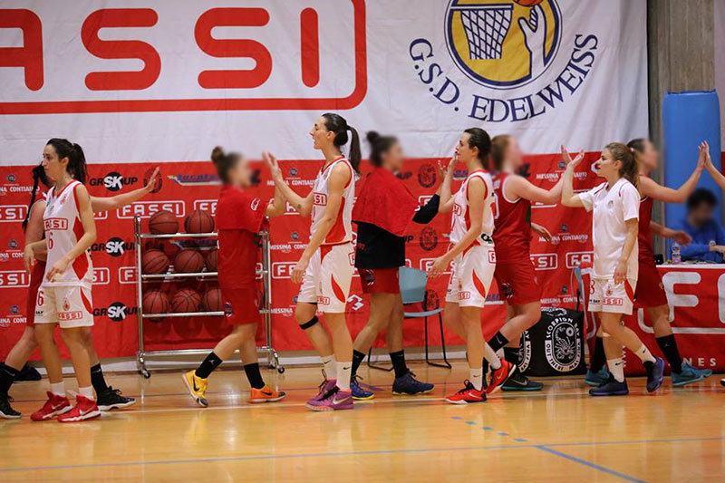 Fassi Edelweiss Albino 64 - Basket Selargius 57 Fassi Edelweiss Albino 64 - Basket Selargius 57