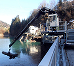 Fassi kran Rechenreinigung für Wasserspeicher