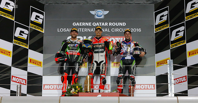 Qatar - Chaz Davies (Aruba.it Racing- Ducati) Qatar - Chaz Davies (Aruba.it Racing- Ducati)