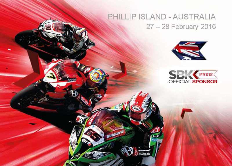 Fassi sponsor SBK - Phillip Island 2016 Fassi sponsor SBK - Phillip Island 2016